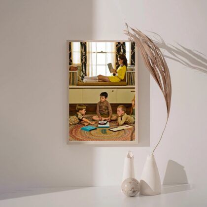 Moonrise Kingdom 2012 MOVIE Poster Canvas Wall Art Home Decor (No Frame)