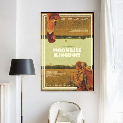 Moonrise Kingdom 2012 MOVIE Poster Canvas Wall Art Home Decor (No Frame)