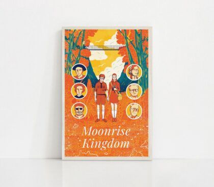 Moonrise Kingdom 2012 MOVIE Poster Canvas Wall Art Home Decor (No Frame)