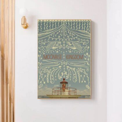 Moonrise Kingdom 2012 MOVIE Poster Canvas Wall Art Home Decor (No Frame)