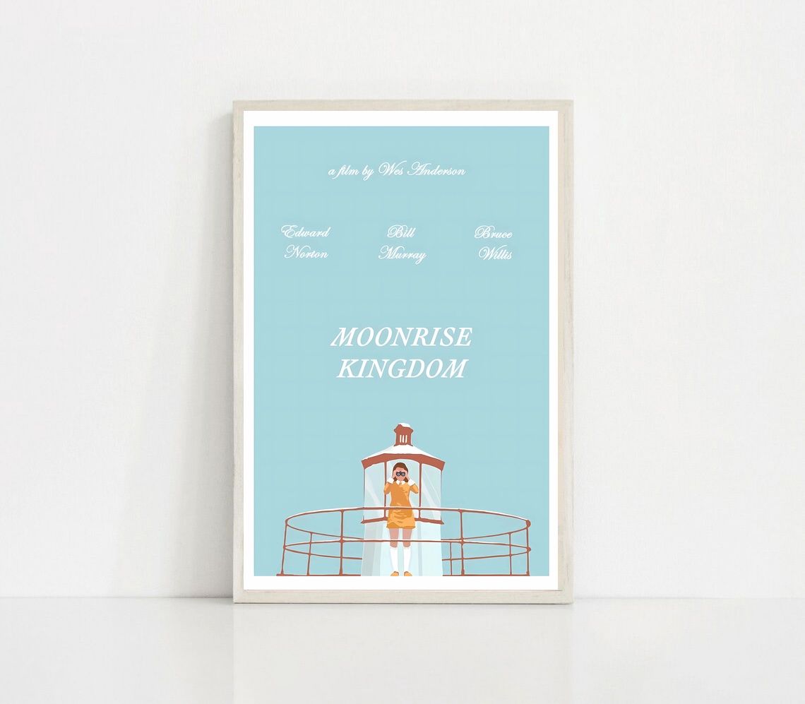 Moonrise Kingdom 2012 MOVIE Poster Canvas Wall Art Home Decor (No Frame) - Image 2