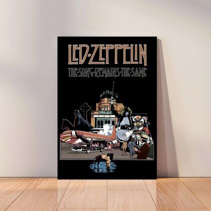 Led Zeppelin Music Poster Canvas Wall Art Home Decor (No Frame)