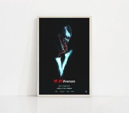 Venom 2018 MOVIE Poster Canvas Wall Art Home Decor (No Frame)