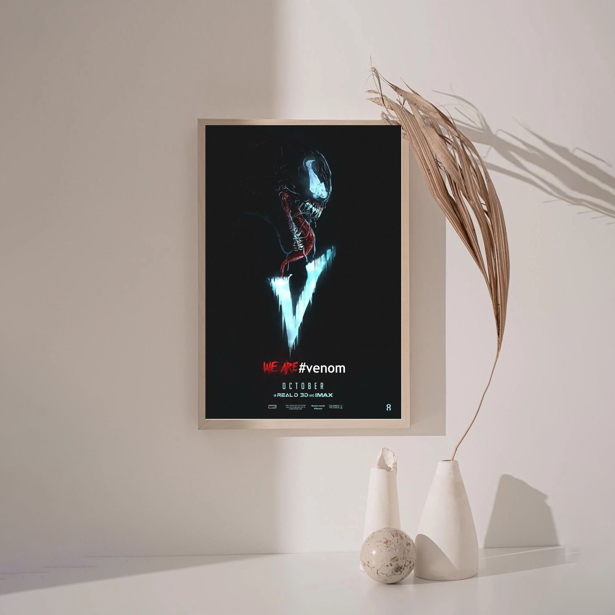 Venom 2018 MOVIE Poster Canvas Wall Art Home Decor (No Frame) - Image 3