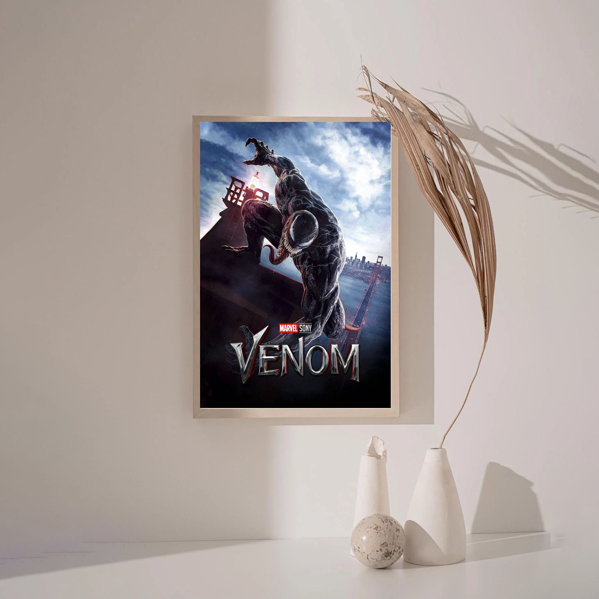 Venom 2018 MOVIE Poster Canvas Wall Art Home Decor (No Frame) - Image 3