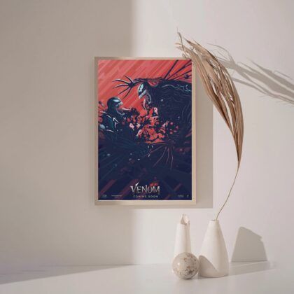 Venom 2018 MOVIE Poster Canvas Wall Art Home Decor (No Frame)