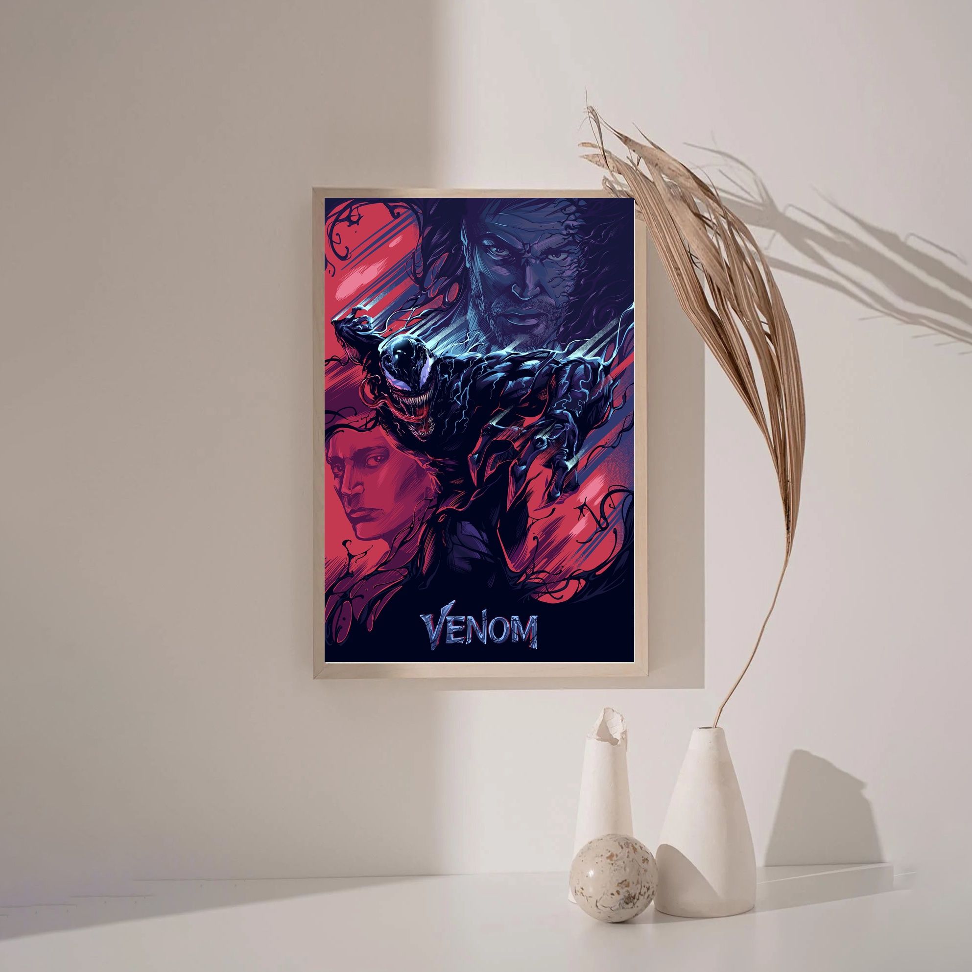 Venom 2018 MOVIE Poster Canvas Wall Art Home Decor (No Frame) - Image 3