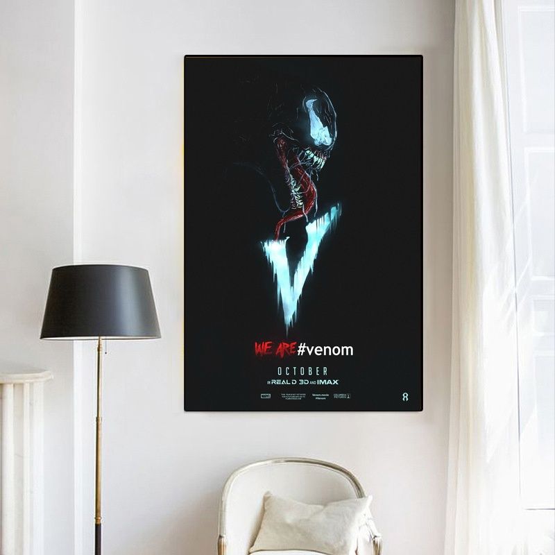 Venom 2018 MOVIE Poster Canvas Wall Art Home Decor (No Frame) - Image 4