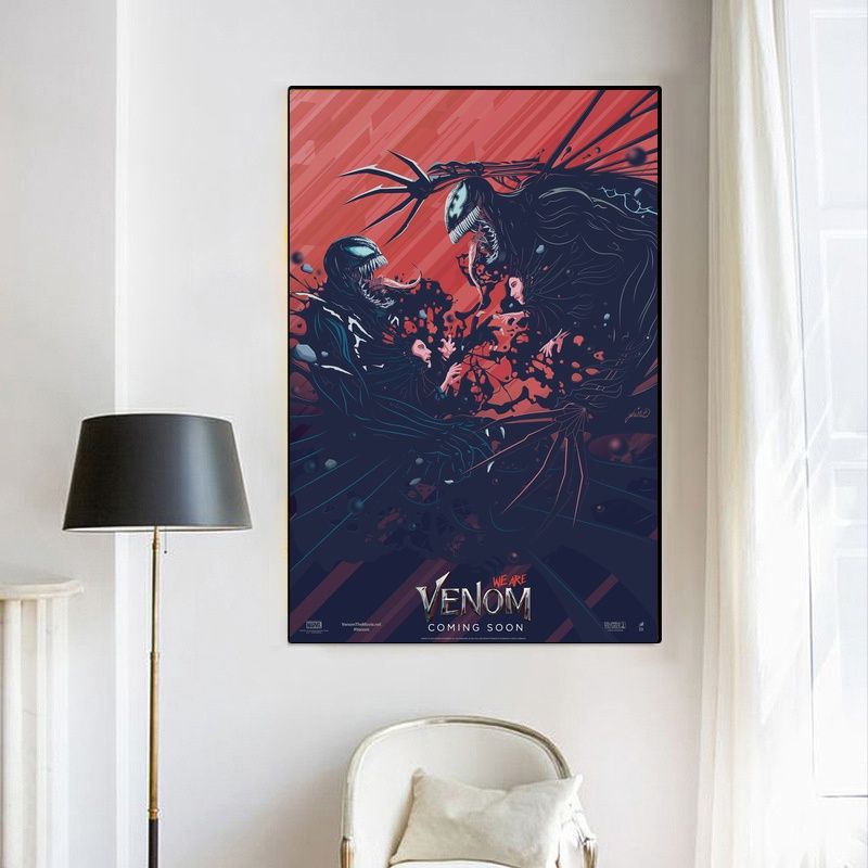 Venom 2018 MOVIE Poster Canvas Wall Art Home Decor (No Frame) - Image 4