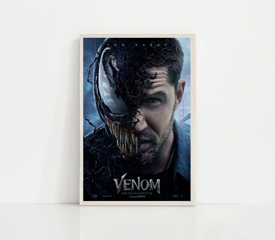 Venom 2018 MOVIE Poster Canvas Wall Art Home Decor (No Frame)