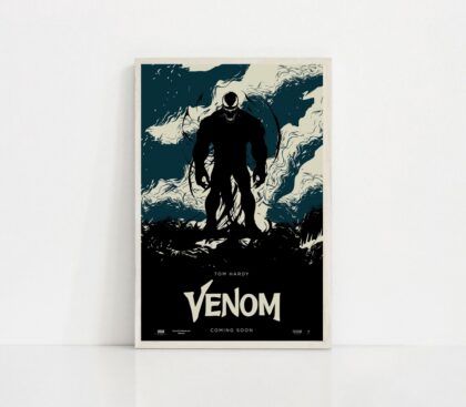 Venom 2018 MOVIE Poster Canvas Wall Art Home Decor (No Frame)
