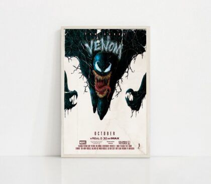 Venom 2018 MOVIE Poster Canvas Wall Art Home Decor (No Frame)