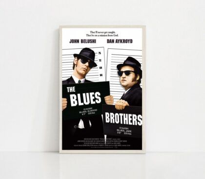Blues brothers 1980 MOVIE Poster Canvas Wall Art Home Decor (No Frame)
