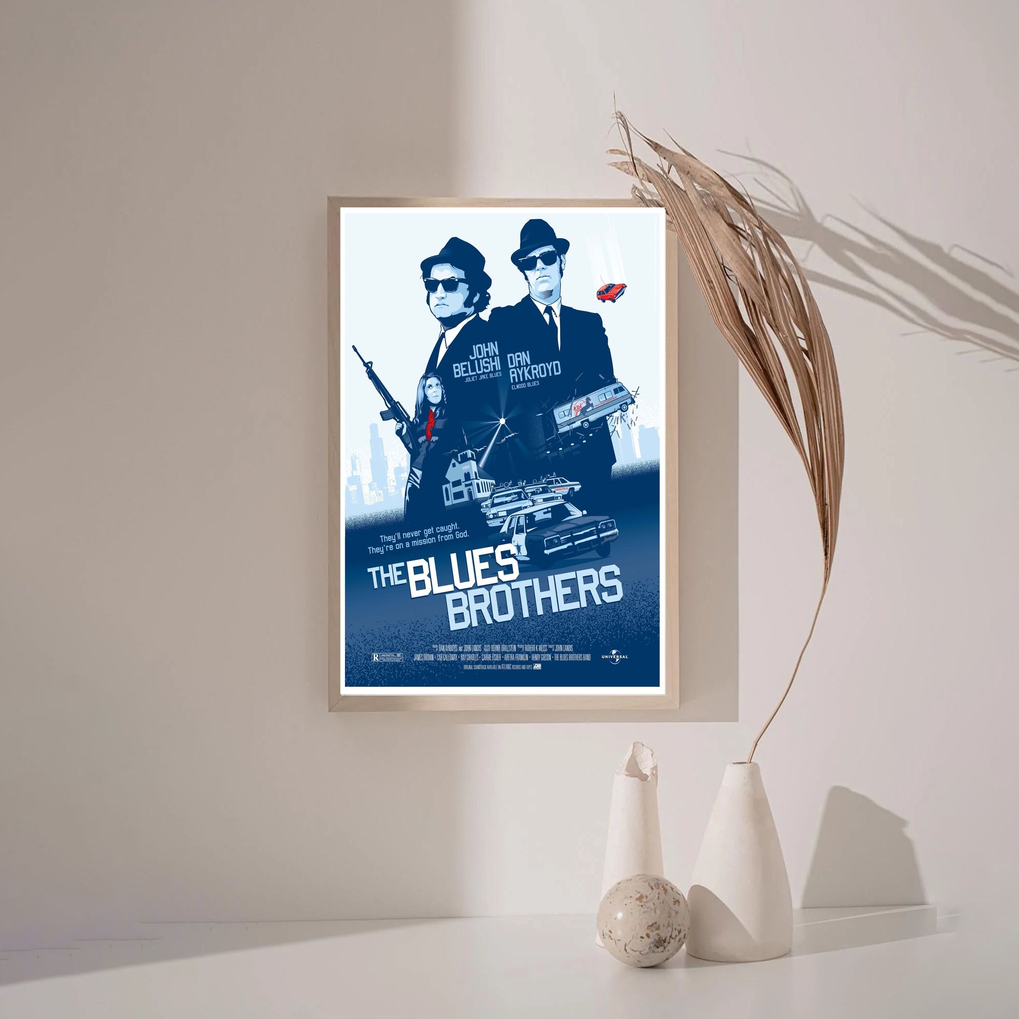 Blues brothers 1980 MOVIE Poster Canvas Wall Art Home Decor (No Frame) - Image 3