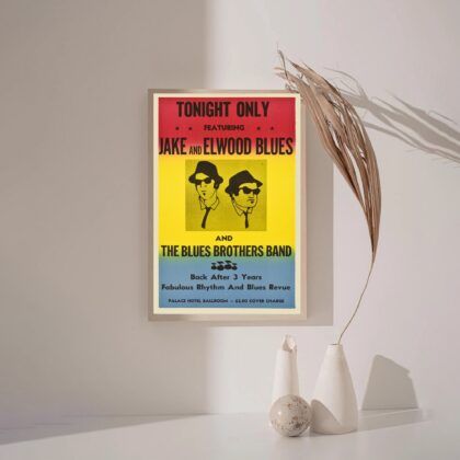 Blues brothers 1980 MOVIE Poster Canvas Wall Art Home Decor (No Frame)