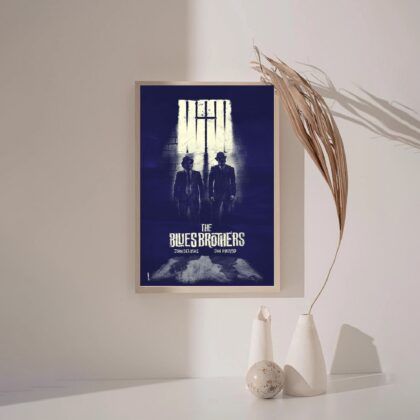 Blues brothers 1980 MOVIE Poster Canvas Wall Art Home Decor (No Frame)
