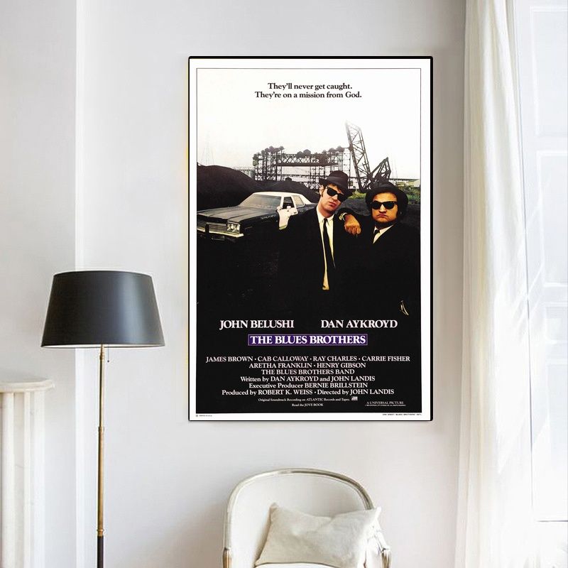 Blues brothers 1980 MOVIE Poster Canvas Wall Art Home Decor (No Frame) - Image 4