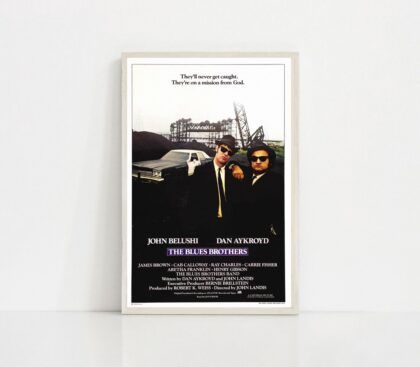 Blues brothers 1980 MOVIE Poster Canvas Wall Art Home Decor (No Frame)
