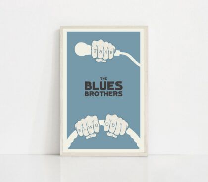 Blues brothers 1980 MOVIE Poster Canvas Wall Art Home Decor (No Frame)