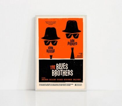 Blues brothers 1980 MOVIE Poster Canvas Wall Art Home Decor (No Frame)