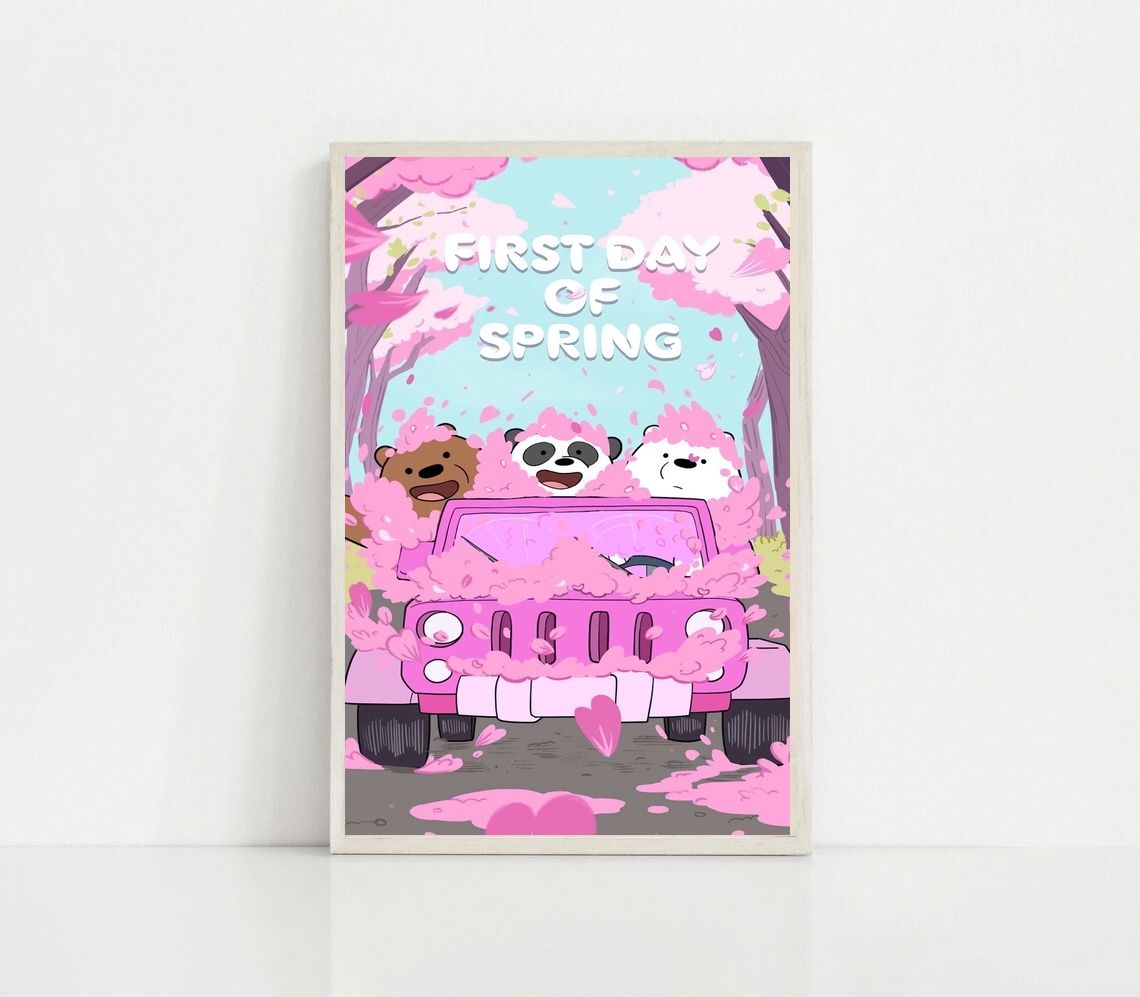 We Bare Bears MOVIE Poster Canvas Wall Art Home Decor (No Frame) - Image 2