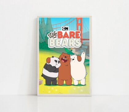 We Bare Bears MOVIE Poster Canvas Wall Art Home Decor (No Frame)