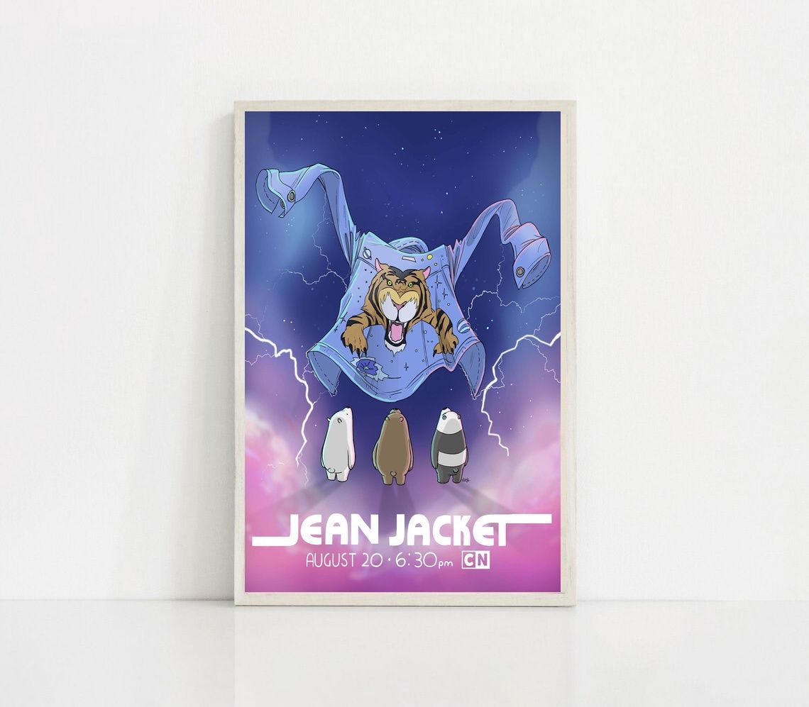 We Bare Bears MOVIE Poster Canvas Wall Art Home Decor (No Frame) - Image 2