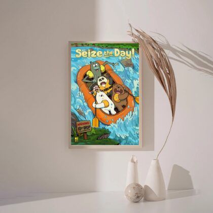 We Bare Bears MOVIE Poster Canvas Wall Art Home Decor (No Frame)