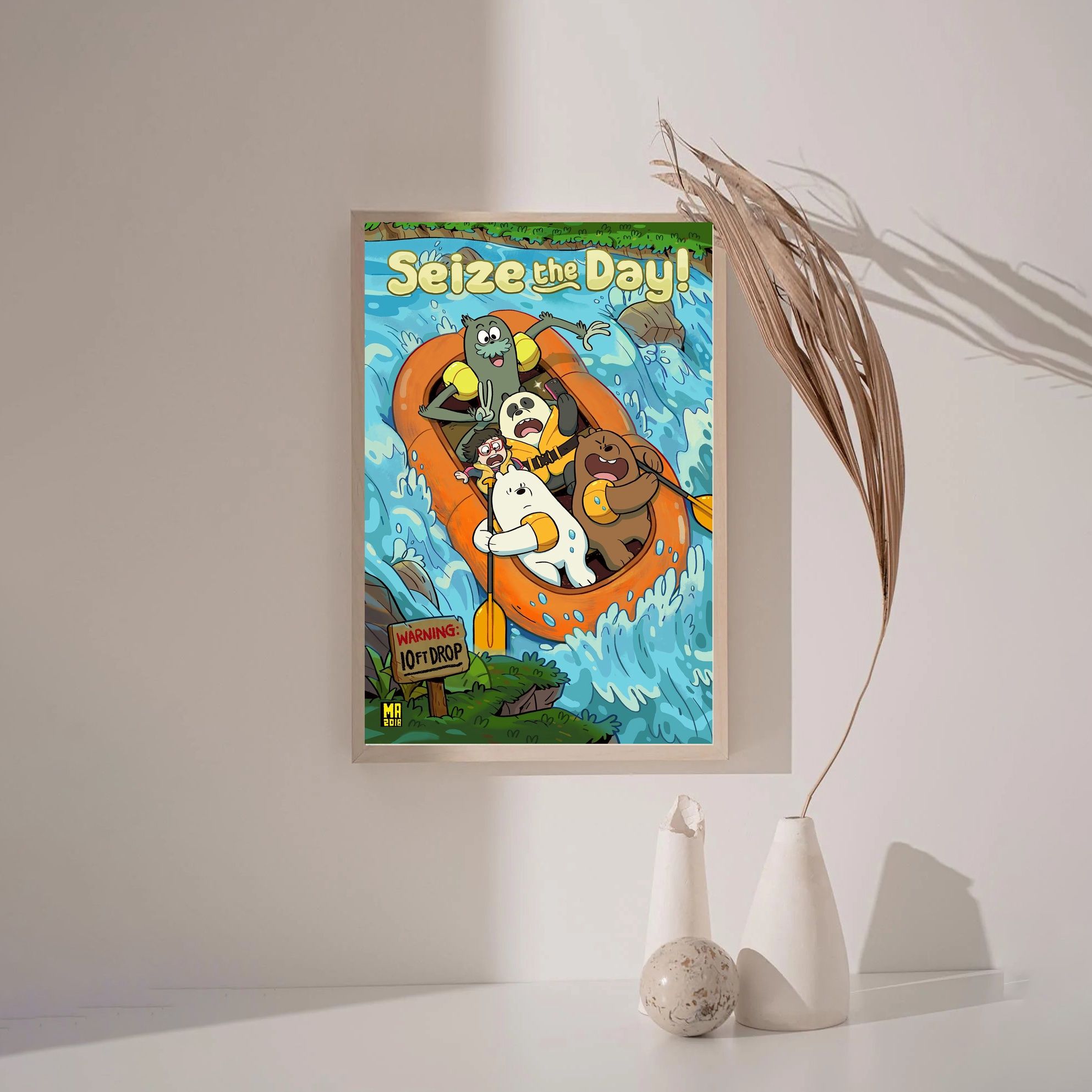 We Bare Bears MOVIE Poster Canvas Wall Art Home Decor (No Frame)