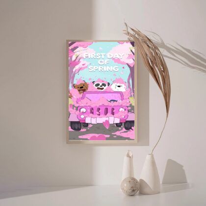 We Bare Bears MOVIE Poster Canvas Wall Art Home Decor (No Frame)