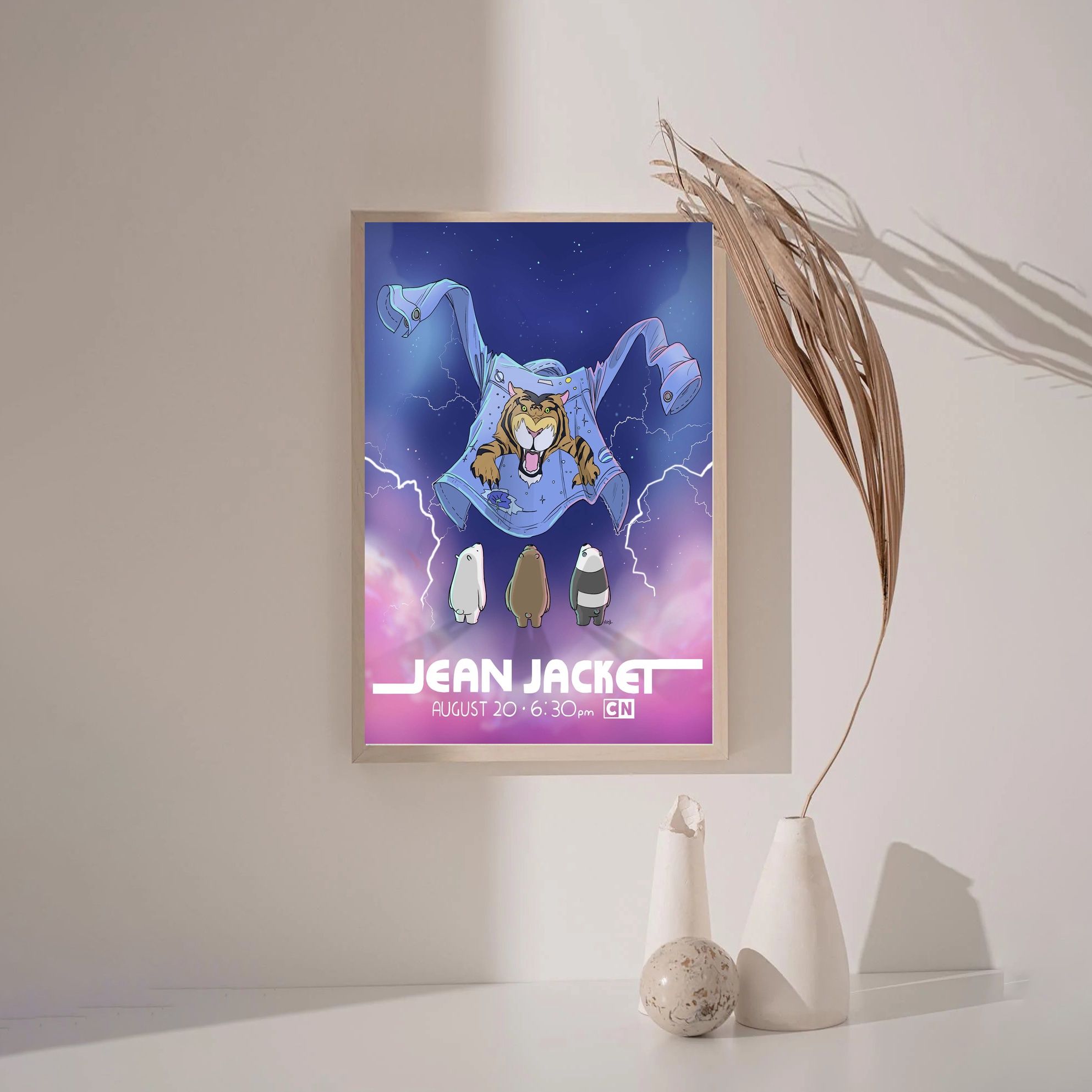 We Bare Bears MOVIE Poster Canvas Wall Art Home Decor (No Frame)