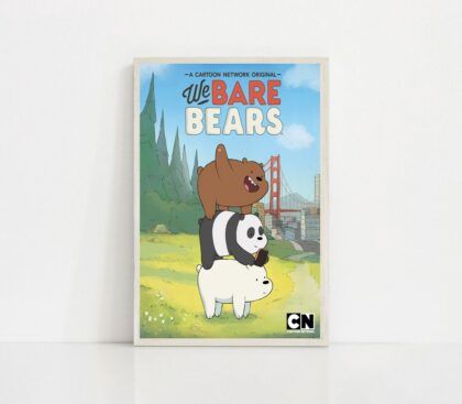 We Bare Bears MOVIE Poster Canvas Wall Art Home Decor (No Frame)