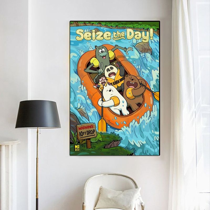 We Bare Bears MOVIE Poster Canvas Wall Art Home Decor (No Frame) - Image 4