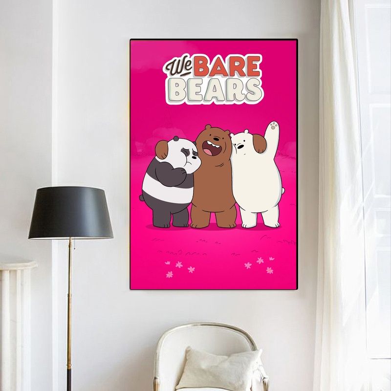 We Bare Bears MOVIE Poster Canvas Wall Art Home Decor (No Frame) - Image 4