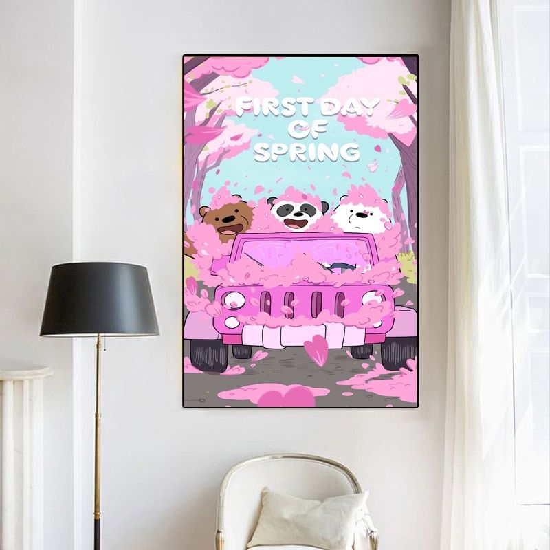 We Bare Bears MOVIE Poster Canvas Wall Art Home Decor (No Frame) - Image 4