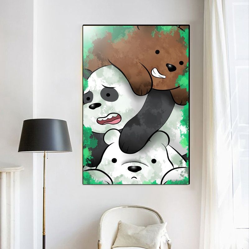 We Bare Bears MOVIE Poster Canvas Wall Art Home Decor (No Frame)