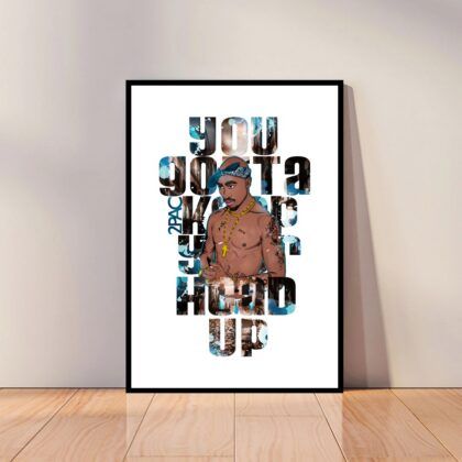 Tupac Shakur 2pac Music Poster Canvas Wall Art Home Decor (No Frame)