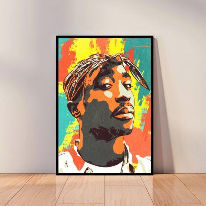 Tupac Shakur 2pac Music Poster Canvas Wall Art Home Decor (No Frame)