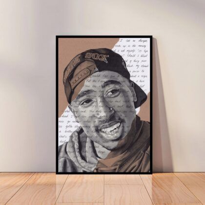 Tupac Shakur 2pac Music Poster Canvas Wall Art Home Decor (No Frame)