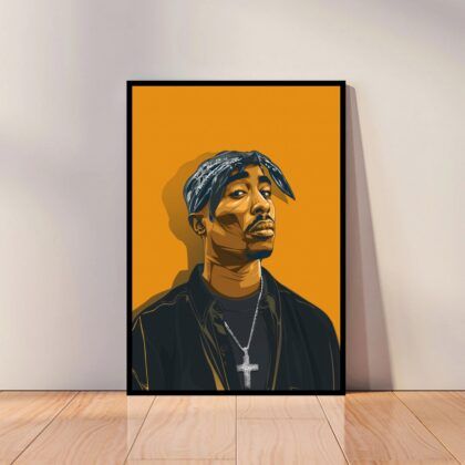 Tupac Shakur 2pac Music Poster Canvas Wall Art Home Decor (No Frame)