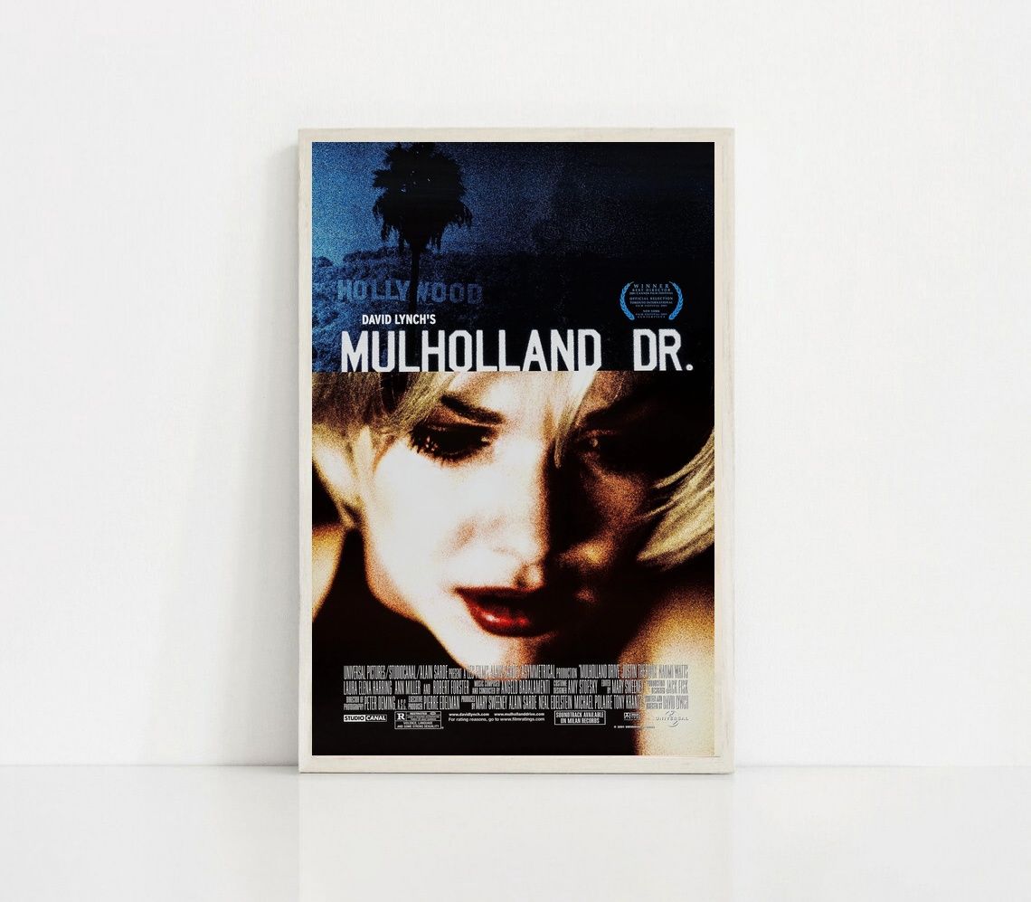 Mulholland Drive MOVIE Poster Canvas Wall Art Home Decor (No Frame)
