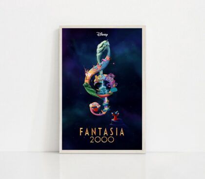Fantasia 1940 MOVIE Poster Canvas Wall Art Home Decor (No Frame)