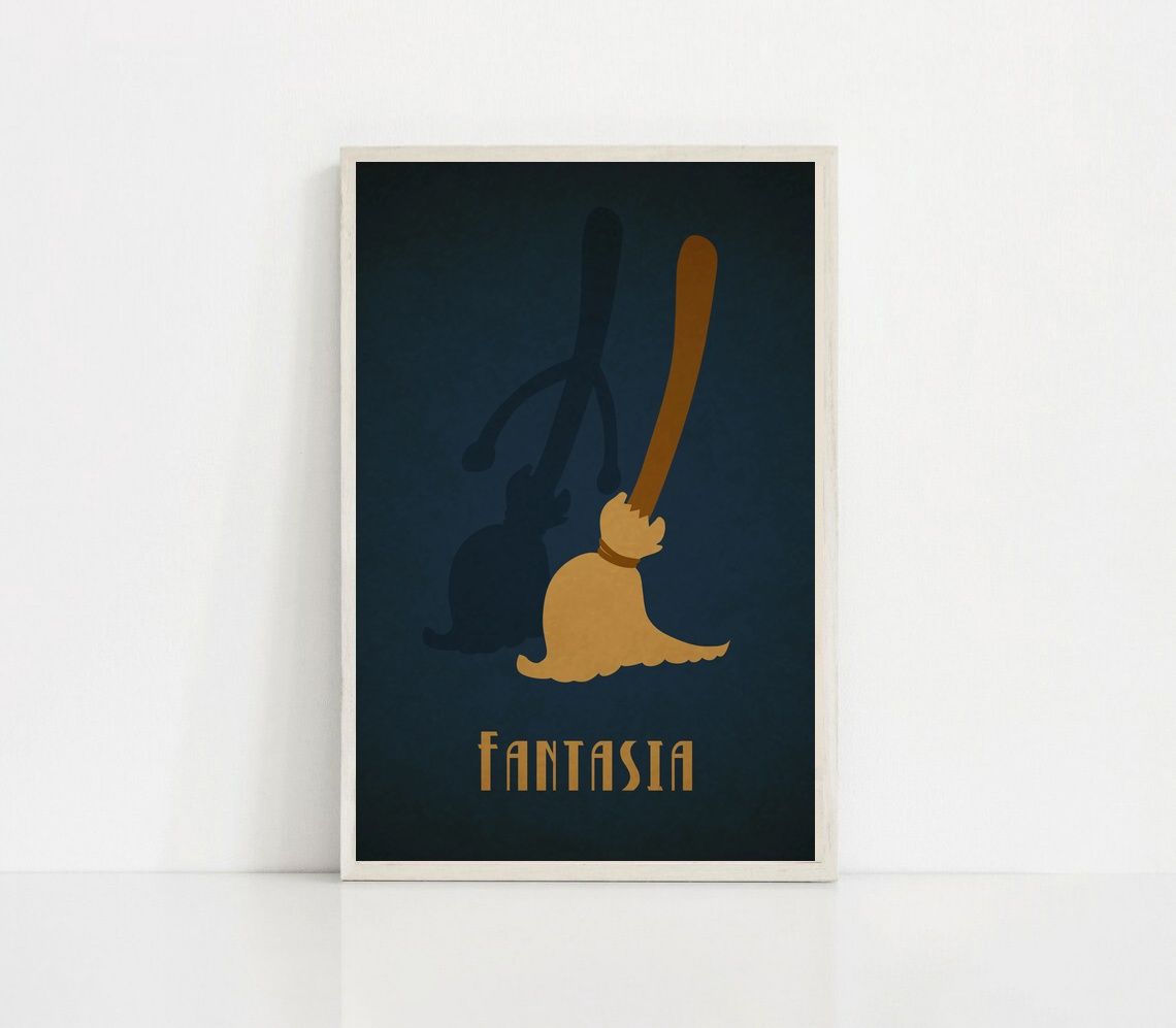 Fantasia 1940 MOVIE Poster Canvas Wall Art Home Decor (No Frame)