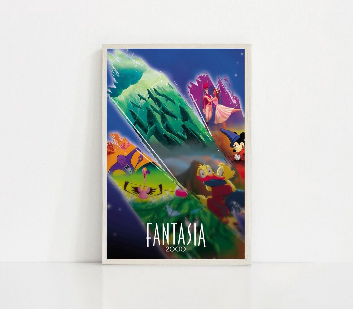 Fantasia 1940 MOVIE Poster Canvas Wall Art Home Decor (No Frame)