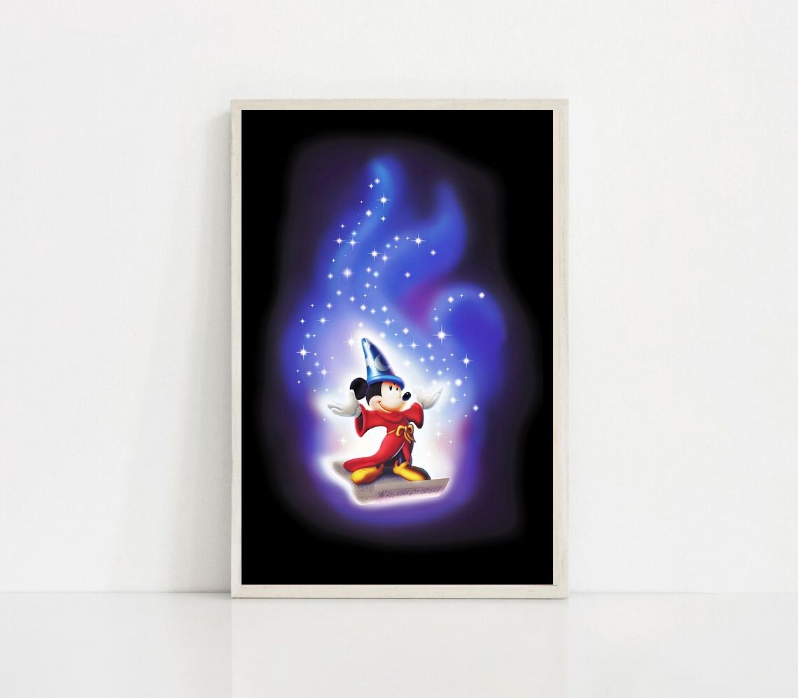 Fantasia 1940 MOVIE Poster Canvas Wall Art Home Decor (No Frame) - Image 2