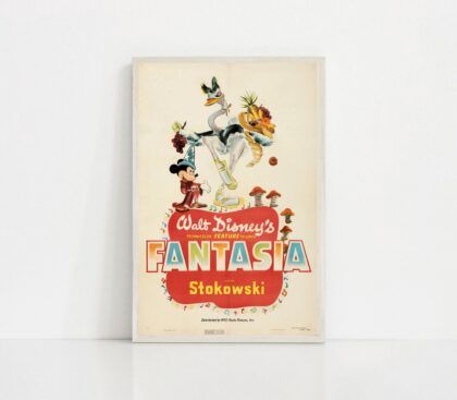 Fantasia 1940 MOVIE Poster Canvas Wall Art Home Decor (No Frame)