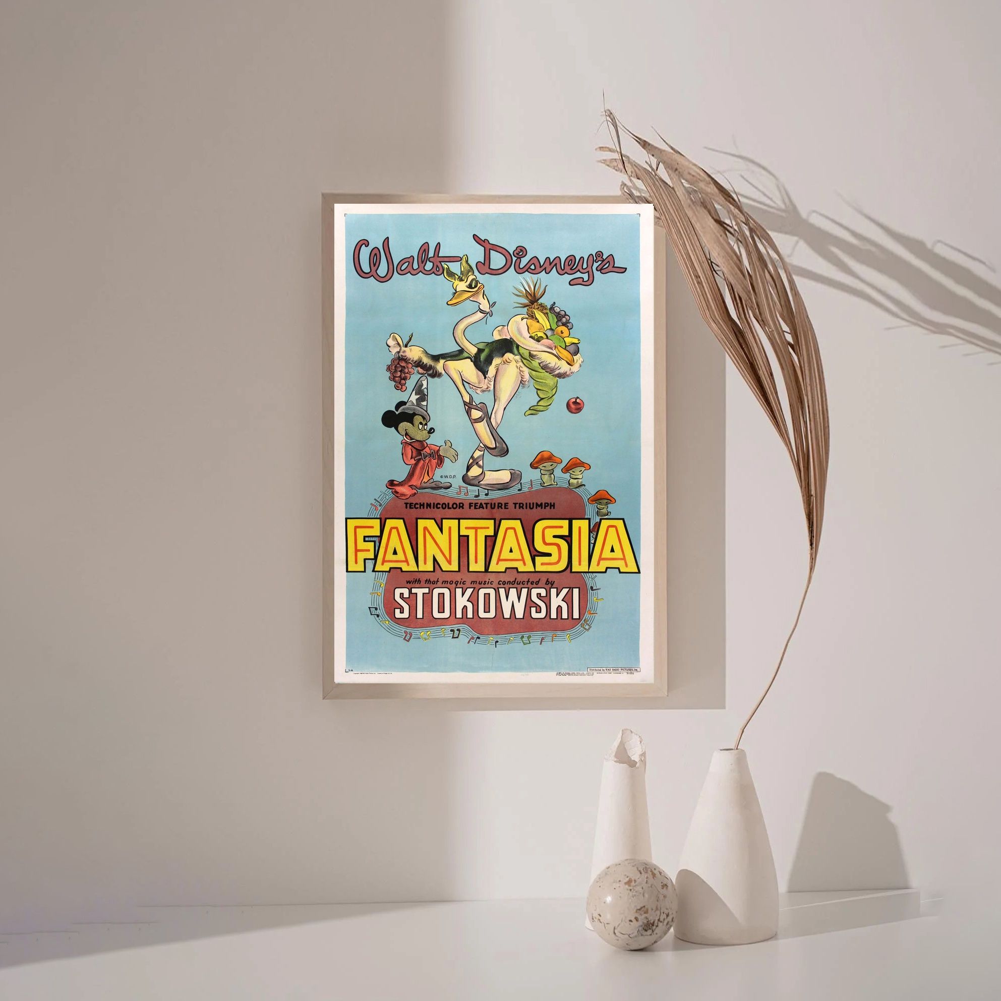 Fantasia 1940 MOVIE Poster Canvas Wall Art Home Decor (No Frame) - Image 3