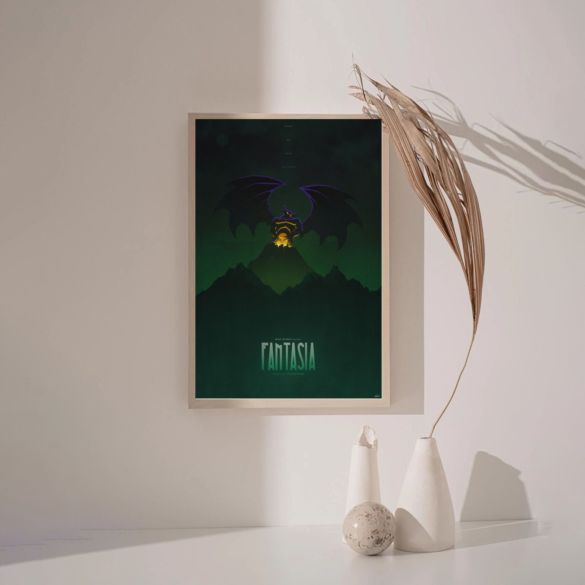 Fantasia 1940 MOVIE Poster Canvas Wall Art Home Decor (No Frame)