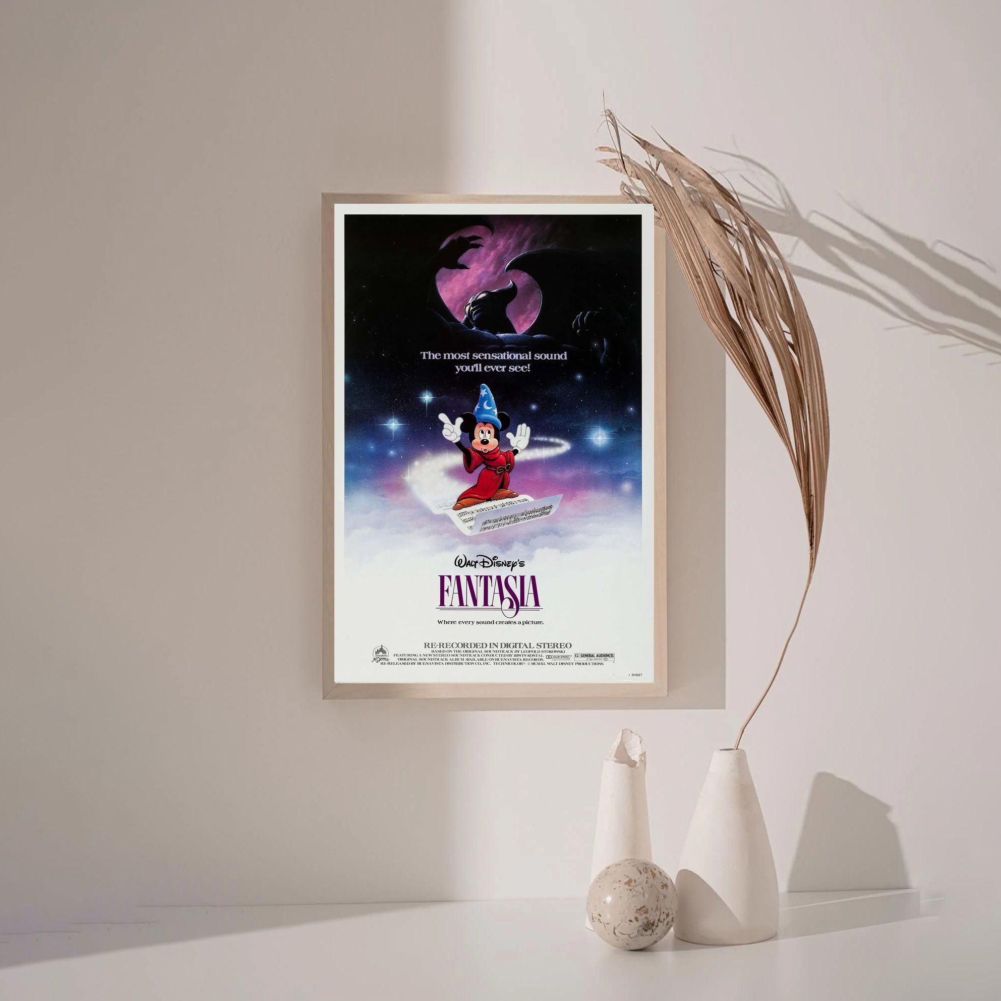 Fantasia 1940 MOVIE Poster Canvas Wall Art Home Decor (No Frame) - Image 3