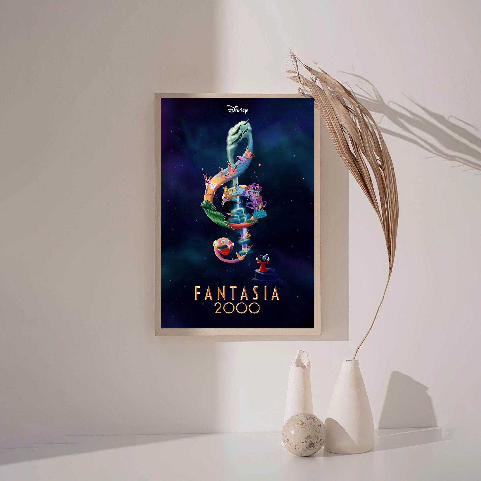 Fantasia 1940 MOVIE Poster Canvas Wall Art Home Decor (No Frame) - Image 3